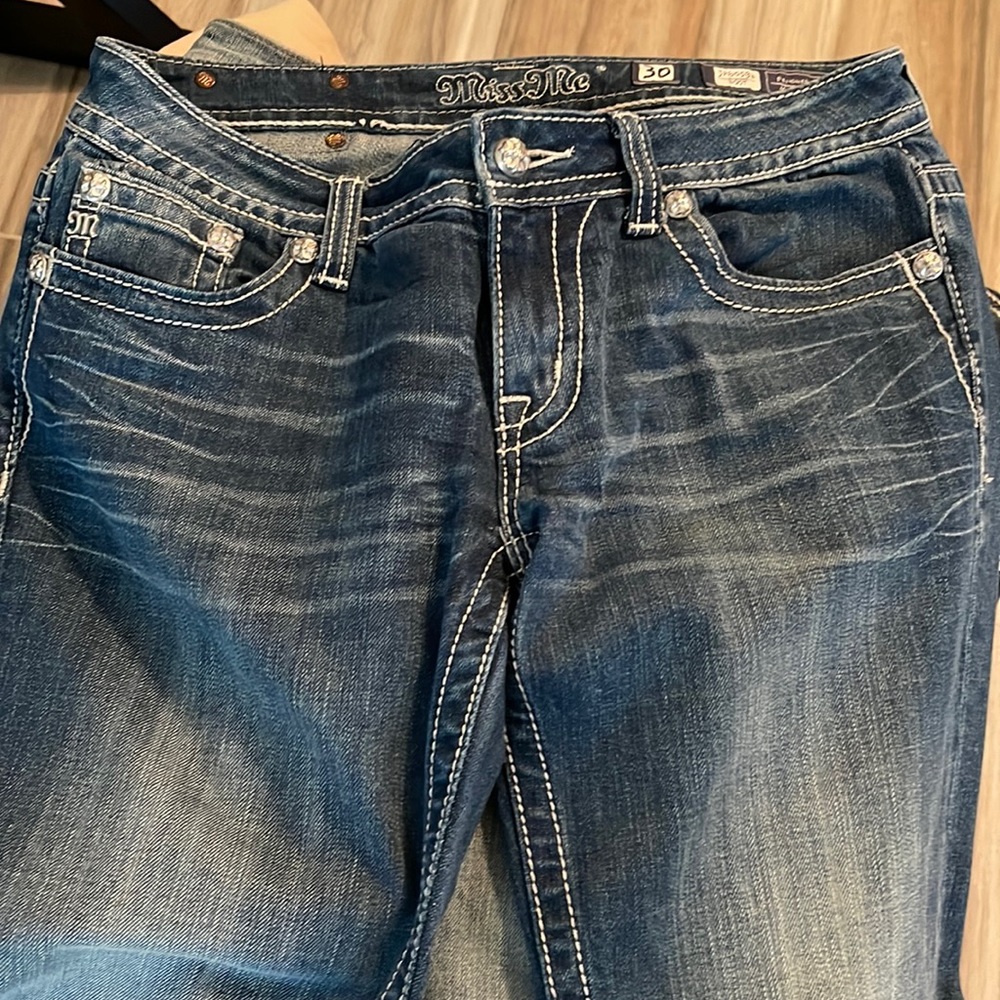 Miss Me jeans boot cut US flag pockets JP6059B